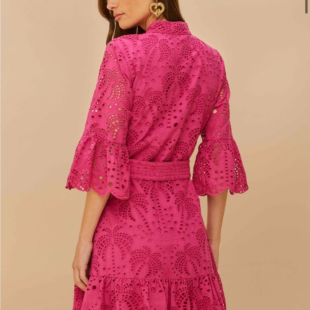 Farm rio pink dress perfect for work or church